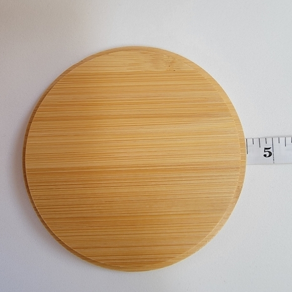 Tea Coffee Sugar Metal Canister Set with Bamboo Lids by Rayware Group NWT - Picture 6 of 10